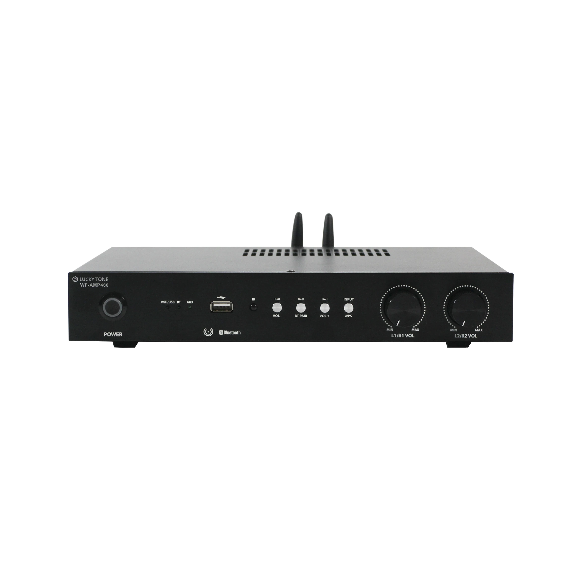 Audio Music Online Free - Wzmacniacz audio 4*60W BLUETOOTH SMART HOME