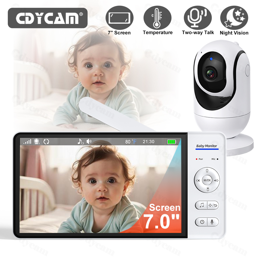 Zoom Audio Music - 7-calowy monitor wideo dla niemowląt z