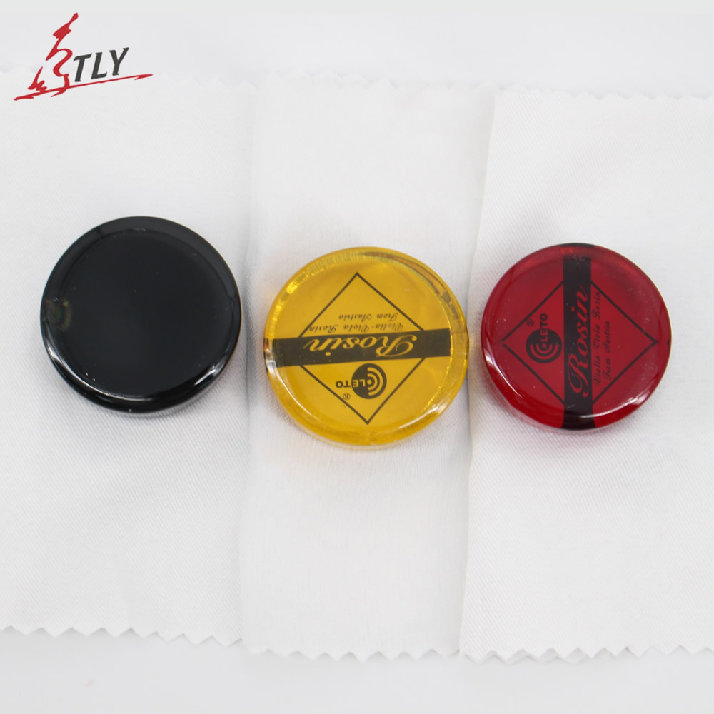 Violin Rosin Bow - 1 sztuka Oryginalny LETO Okrągły Czarny/Czerwony/Żółty