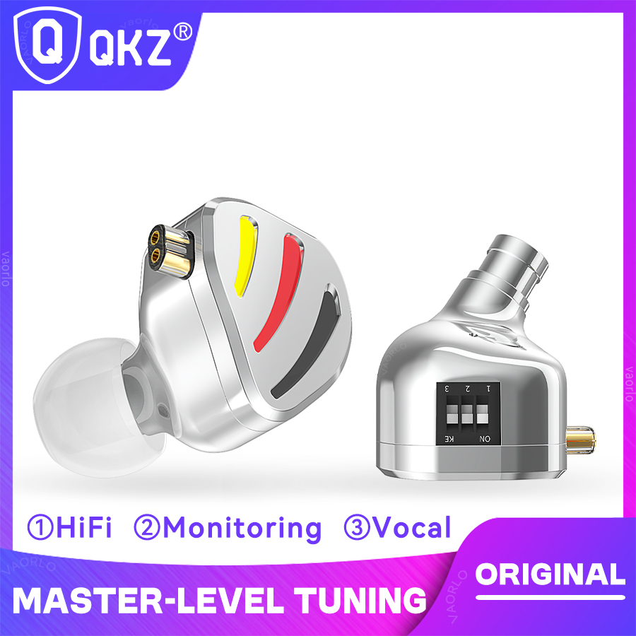 Audio Music Dj - Słuchawki QKZ HIFI Monitoring Vokal 3-stopniowy