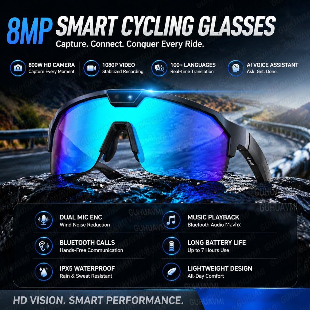 Audio Music Video - Nowe okulary sportowe POV do jazdy