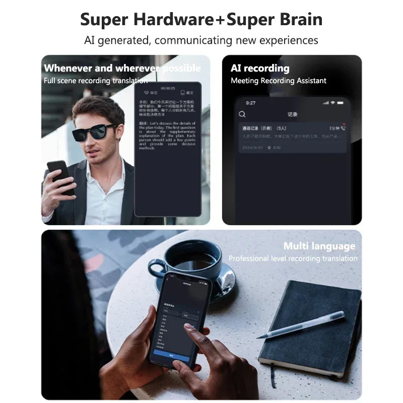 Okulary do tłumaczeń AI, intel – Audio Music Ai recenzja i cena