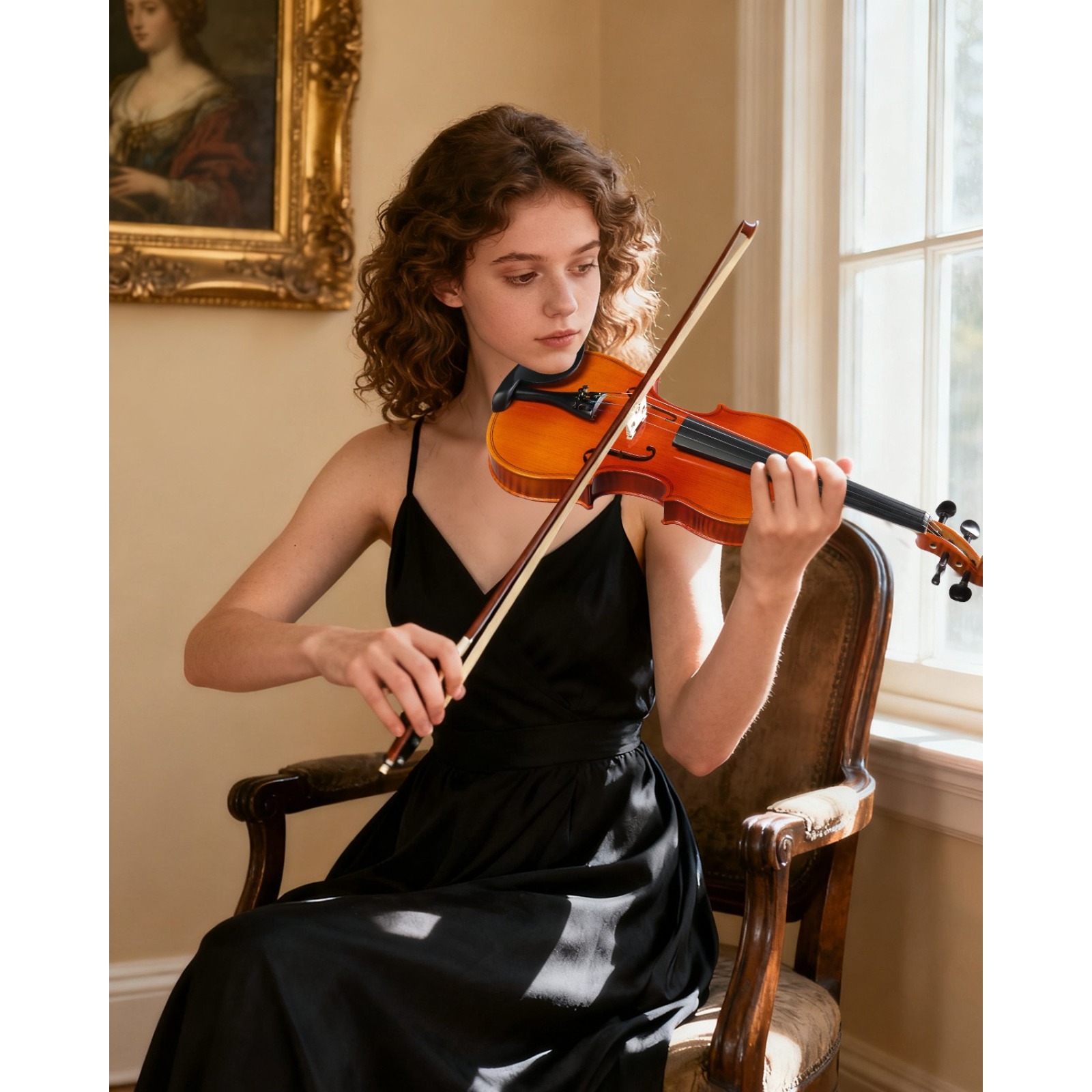 Akustyczne skrzypce z drewna l – Violin Rosin Bow recenzja i cena