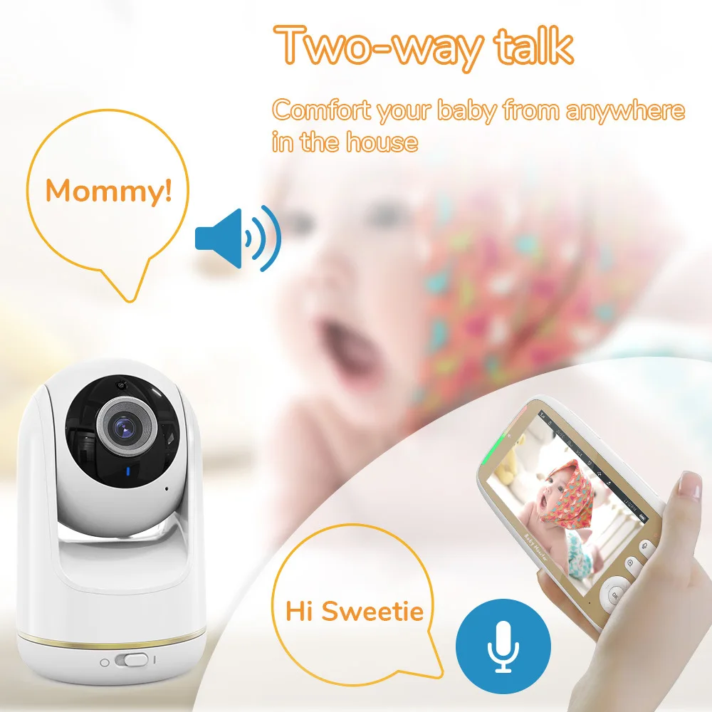 5 Inch Indoor Baby Monitor, me – Zoom Audio Music recenzja i cena