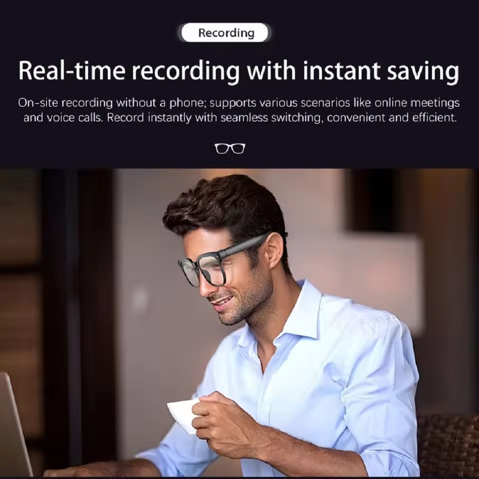 Okulary inteligentne M02S AI z – Audio Music Ai recenzja i cena