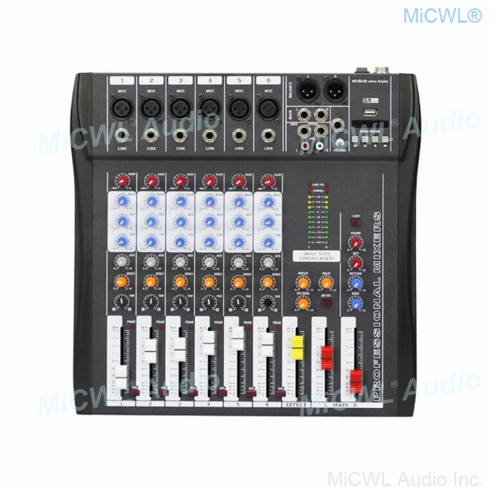 Mikser audio MiCWL 6-kanałowa  – Audio Music Dj recenzja i cena