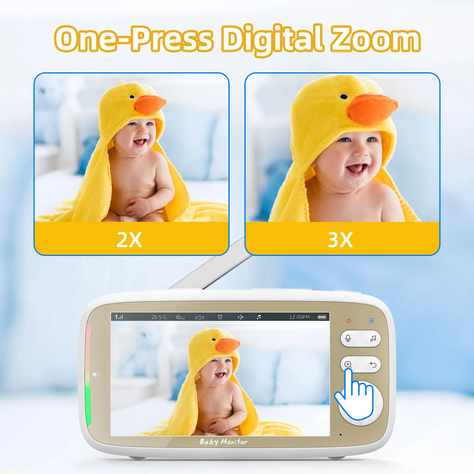 5-calowy monitor dla dziecka z – Zoom Audio Music recenzja i cena